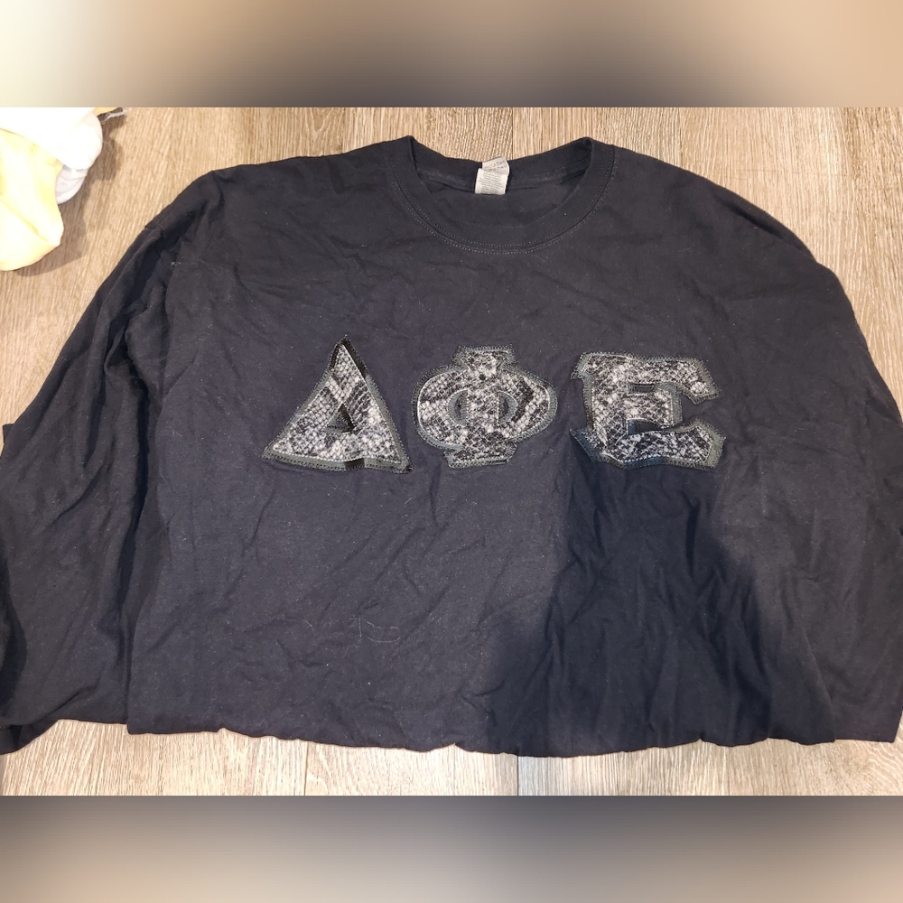 Sorority Long Sleeve Letters